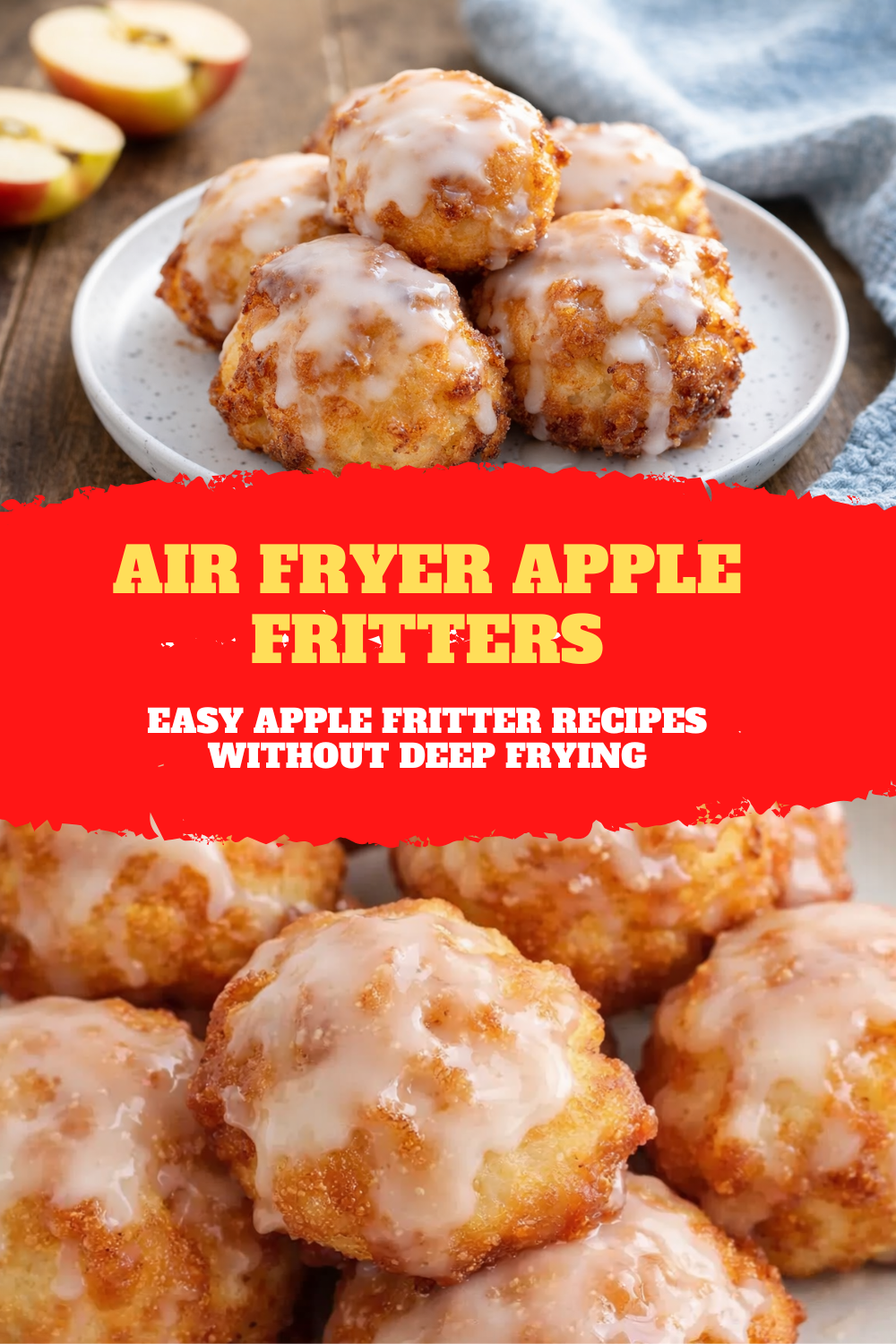 Air Fryer Apple Fritters – Easy Apple Fritter Recipes Without Deep Frying Thumbnail