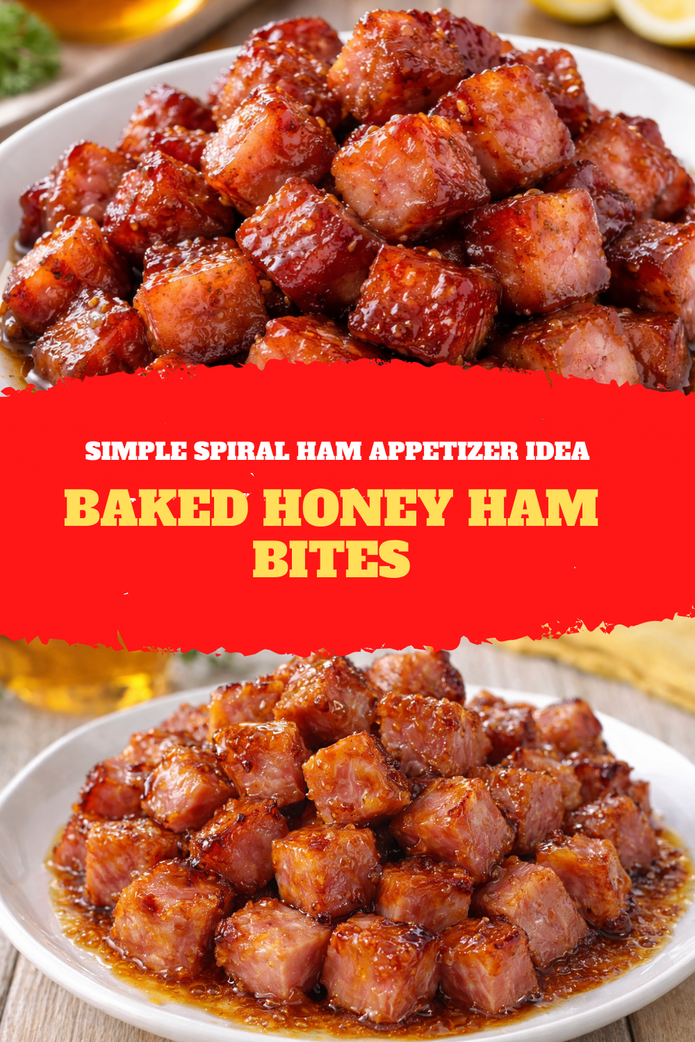 Baked Honey Ham Bites – Simple Spiral Ham Appetizer Idea Thumbnail