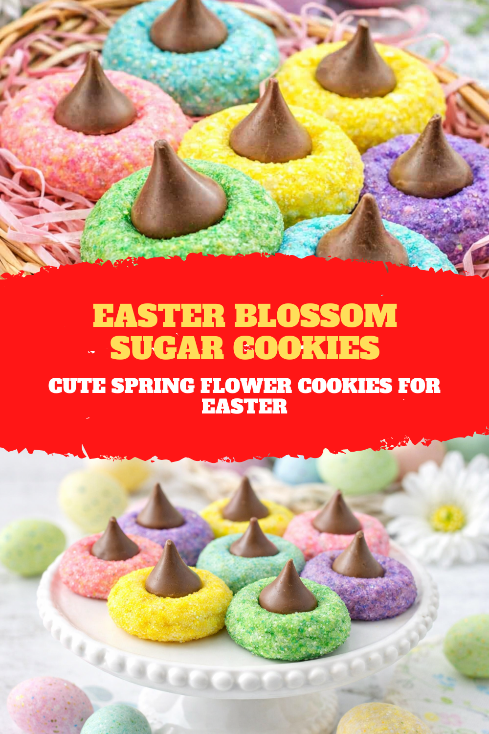 Easter Blossom Sugar Cookies – Cute Spring Flower Cookies for Easter Thumbnail