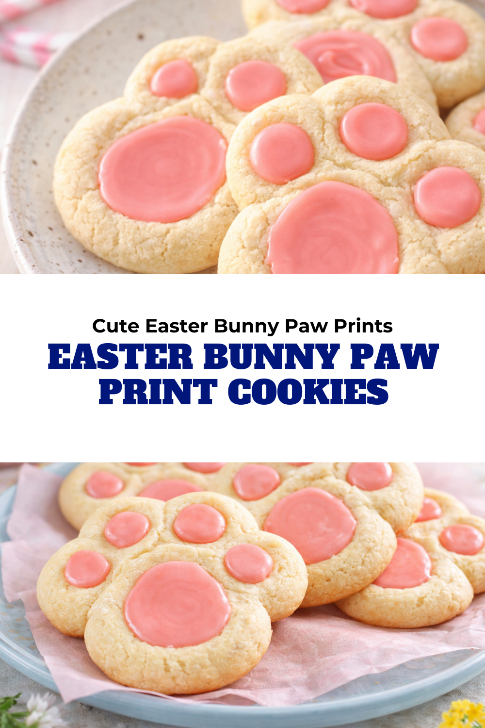 Easter Bunny Paw Print Cookies - 3 Thumbnail