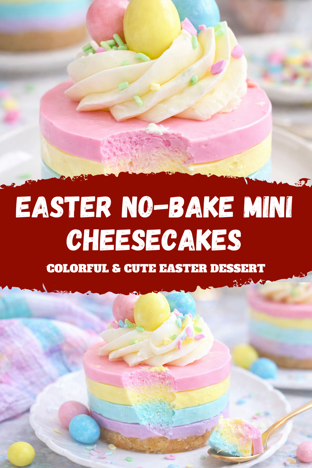 Easter No-Bake Mini Cheesecakes - 3 Thumbnail