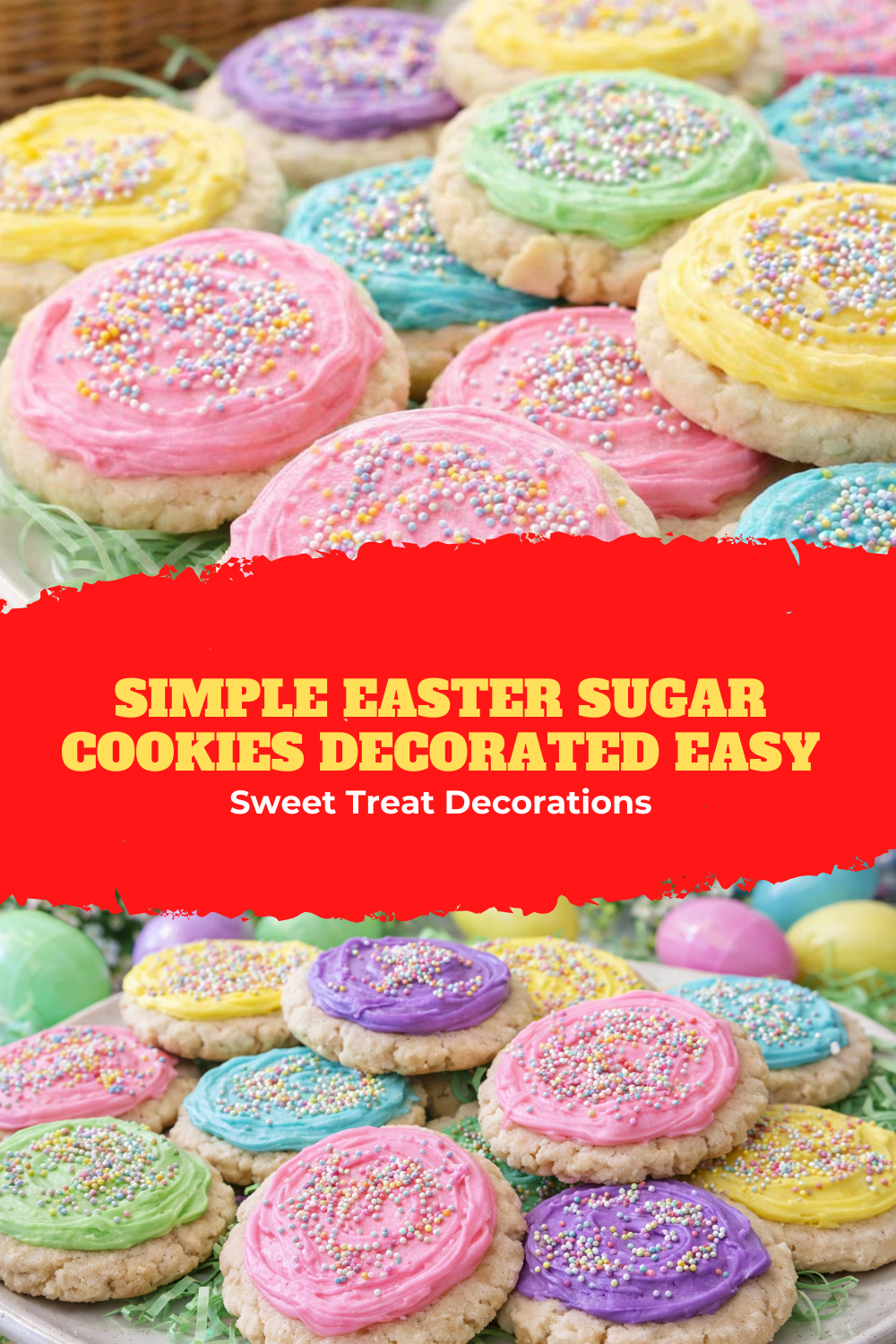 Simple Easter Sugar Cookies Decorated Easy – Sweet Treat Decorations Thumbnail