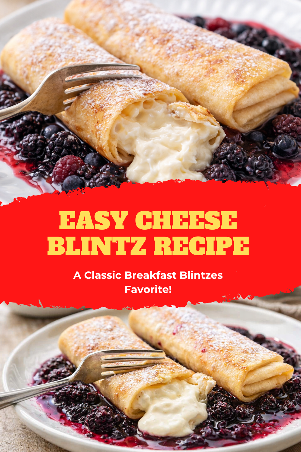 Easy Cheese Blintz Recipe – A Classic Breakfast Blintzes Favorite! Thumbnail