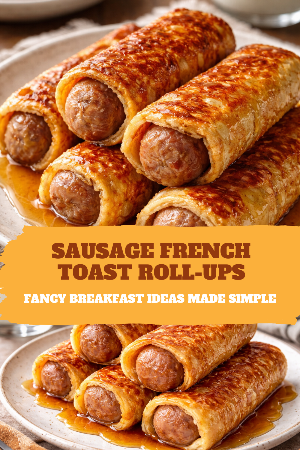 Easy Sausage French Toast Roll-Ups – Fancy Breakfast Ideas Made Simple Thumbnail