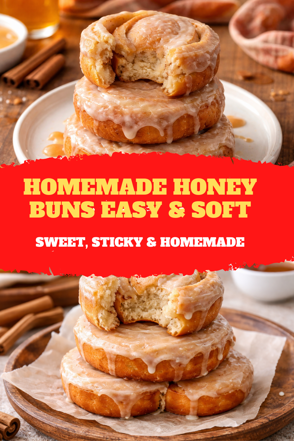 Homemade Honey Buns Easy & Soft – Sweet, Sticky & Homemade Thumbnail