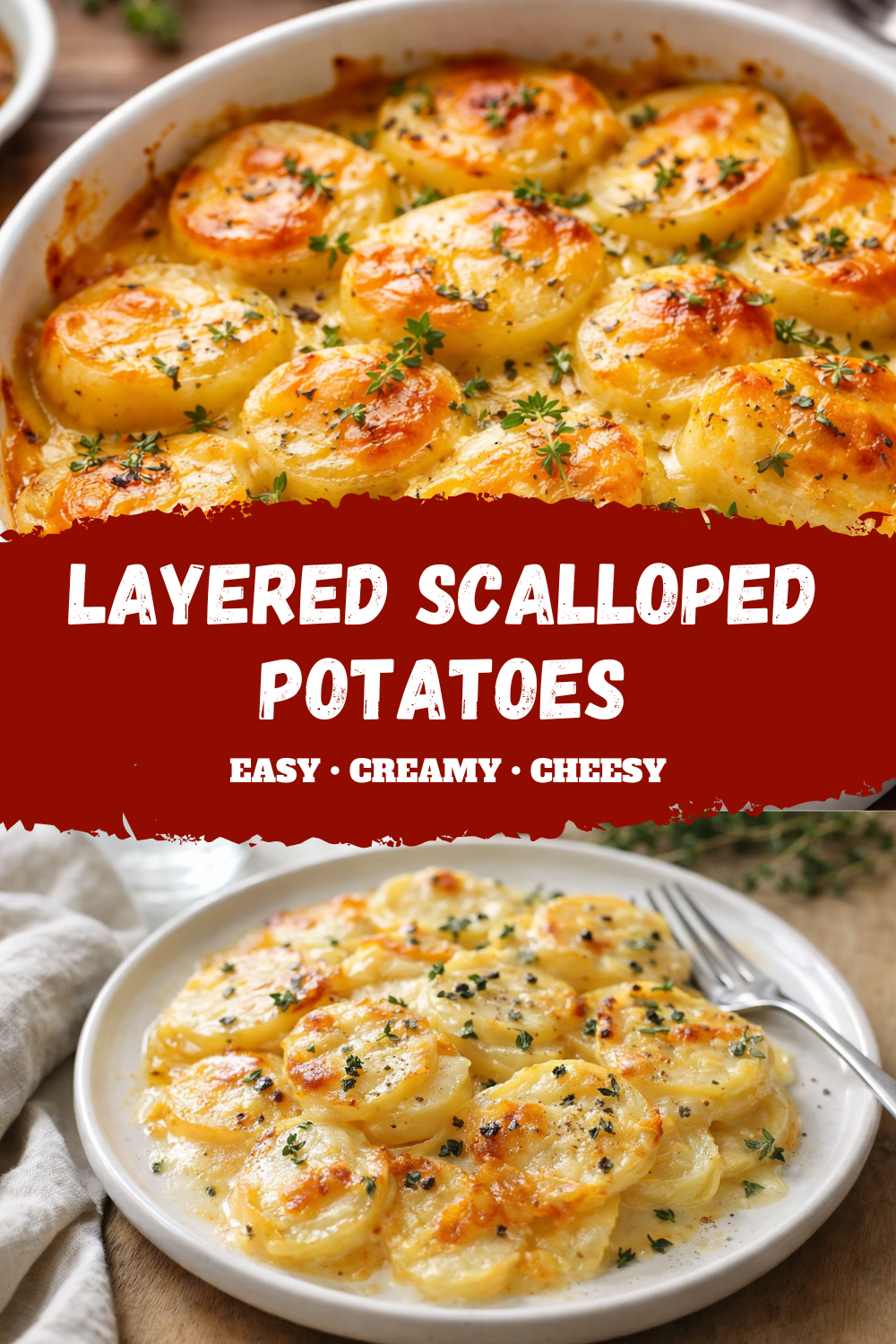 Layered Scalloped Potatoes - 3 Thumbnail