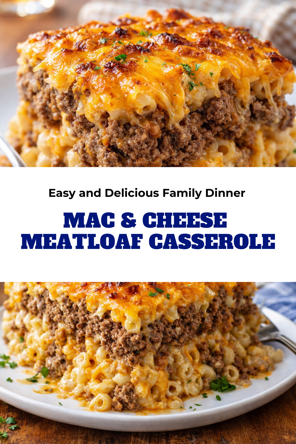 Mac & Cheese Meatloaf Casserole - 3 Thumbnail