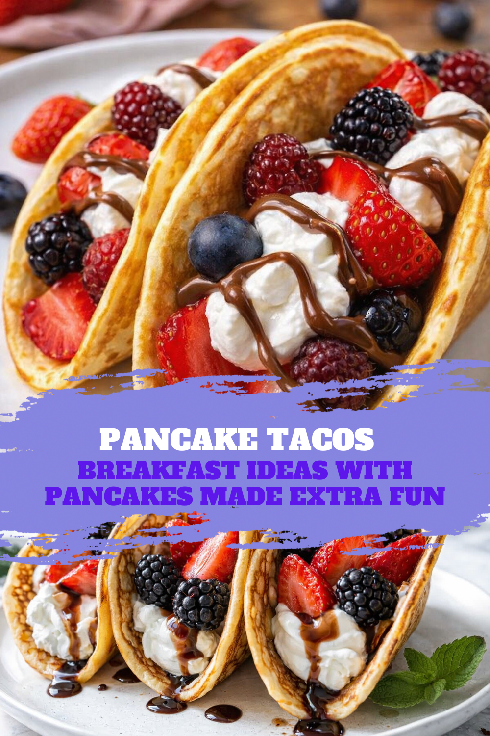Pancake Tacos Recipe – Breakfast Ideas With Pancakes Made Extra Fun Thumbnail