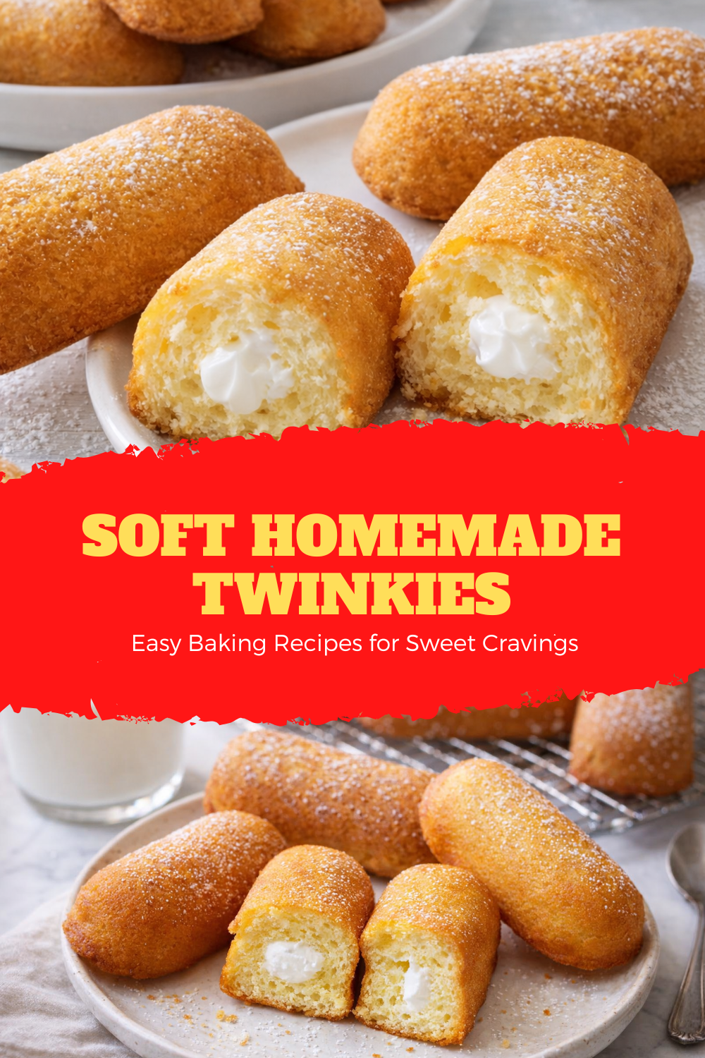 Soft Homemade Twinkies – Easy Baking Recipes for Sweet Cravings Thumbnail