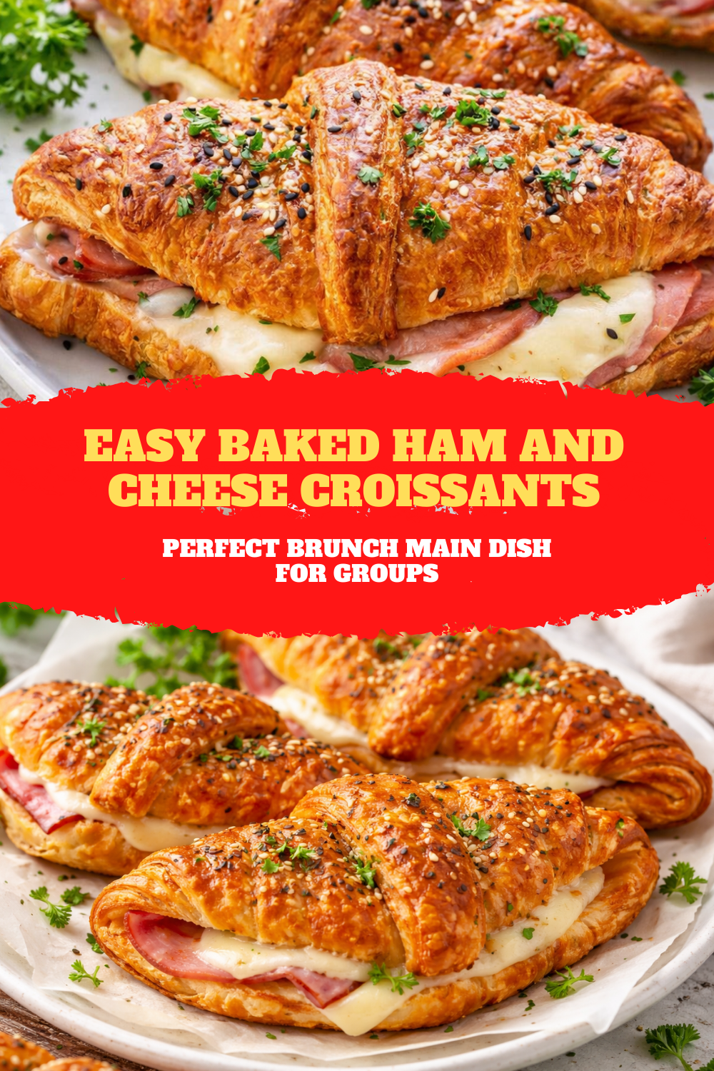 Baked Ham and Cheese Croissants - 3 Thumbnail