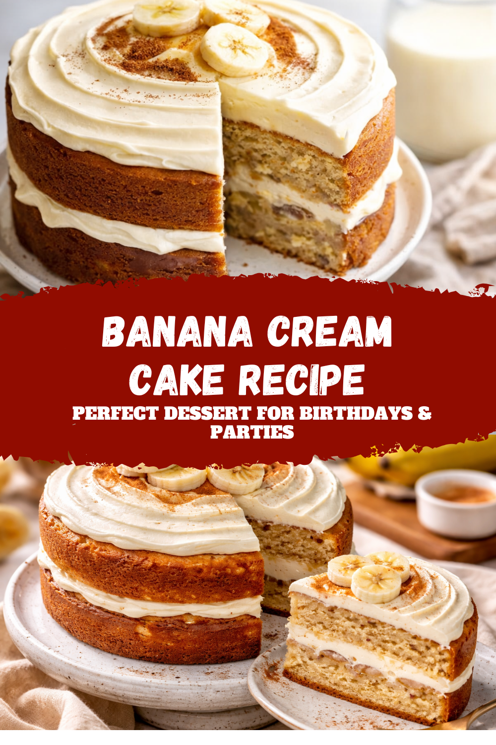 Banana Cream Cake - 3 Thumbnail
