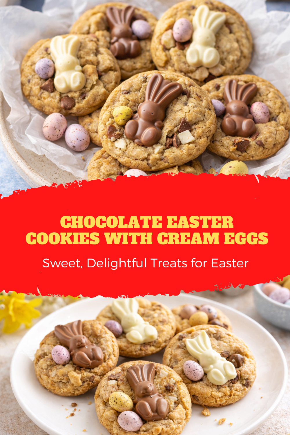 Chocolate Easter Cookies with Cream Eggs – Sweet, Delightful Treats for Easter Thumbnail