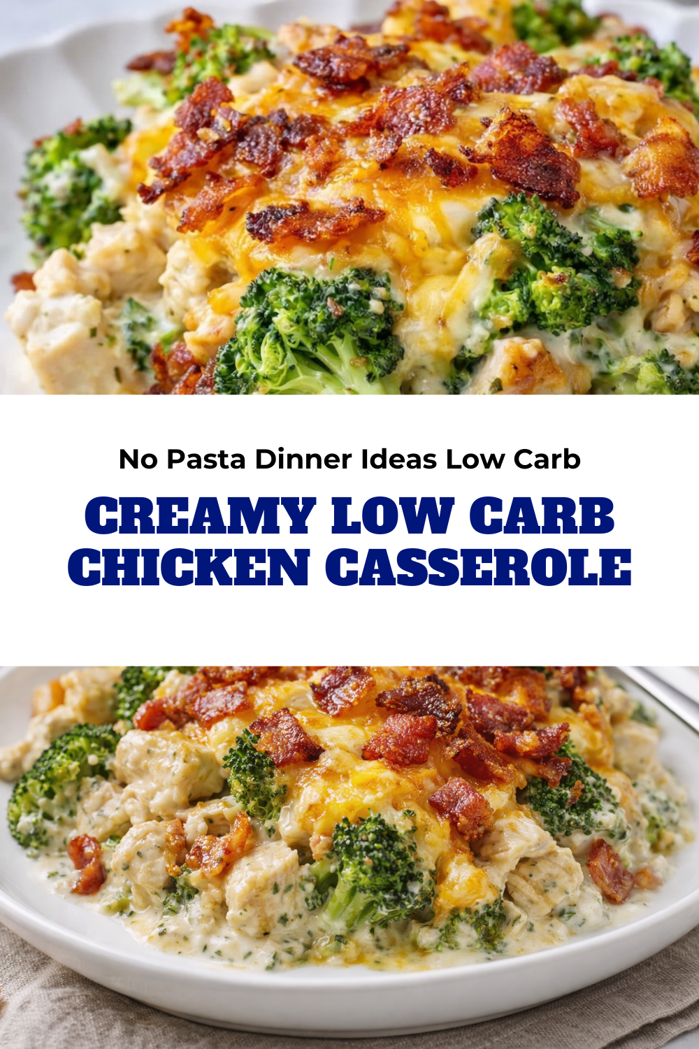 Creamy Low Carb Chicken Casserole - 3 Thumbnail