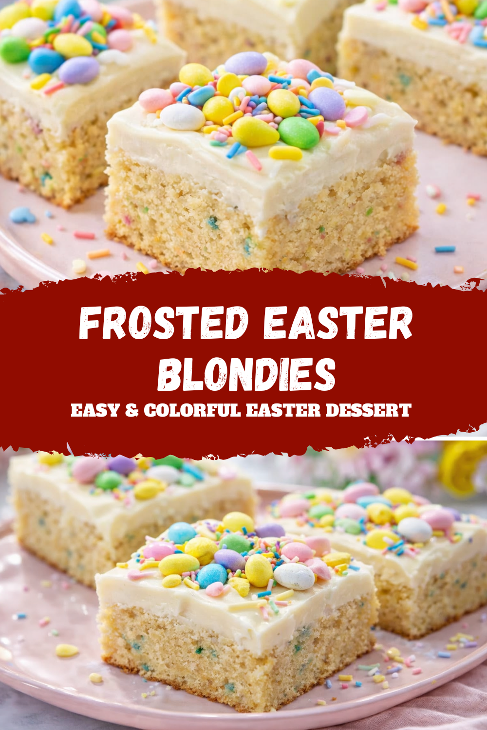 Frosted Easter Blondies - 3 Thumbnail