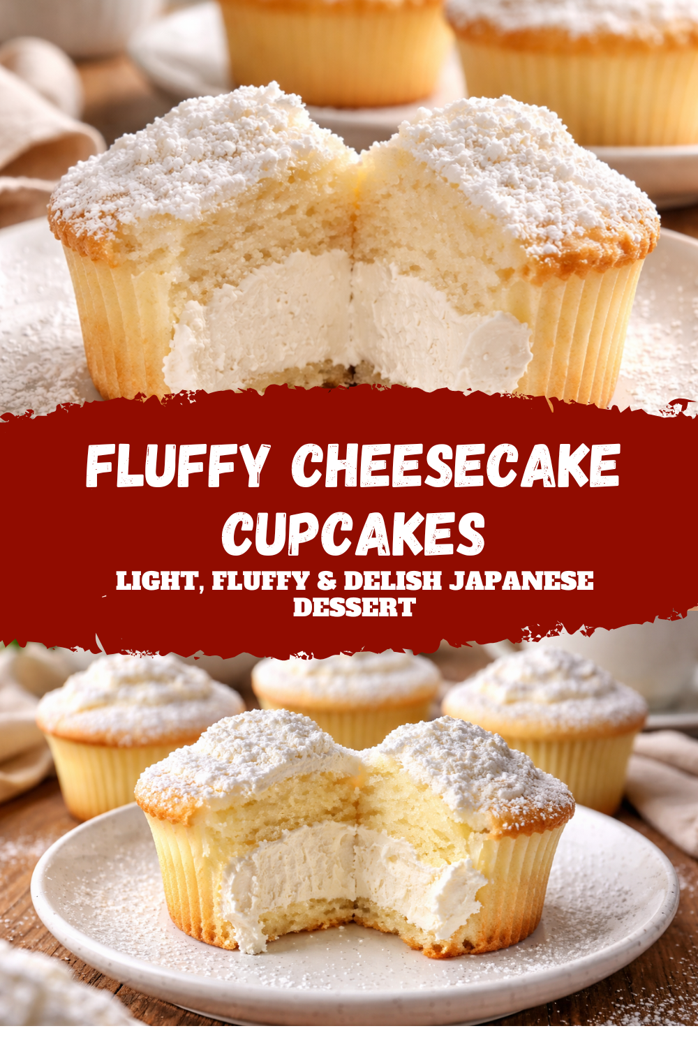 Japanese Cheesecake Cupcakes - 3 Thumbnail