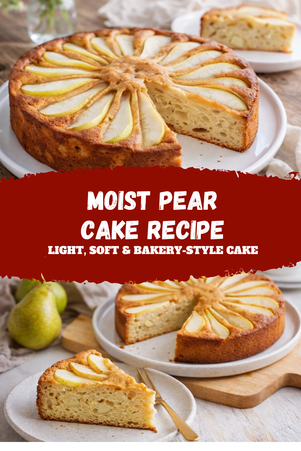 Moist Pear Cake - 3 Thumbnail
