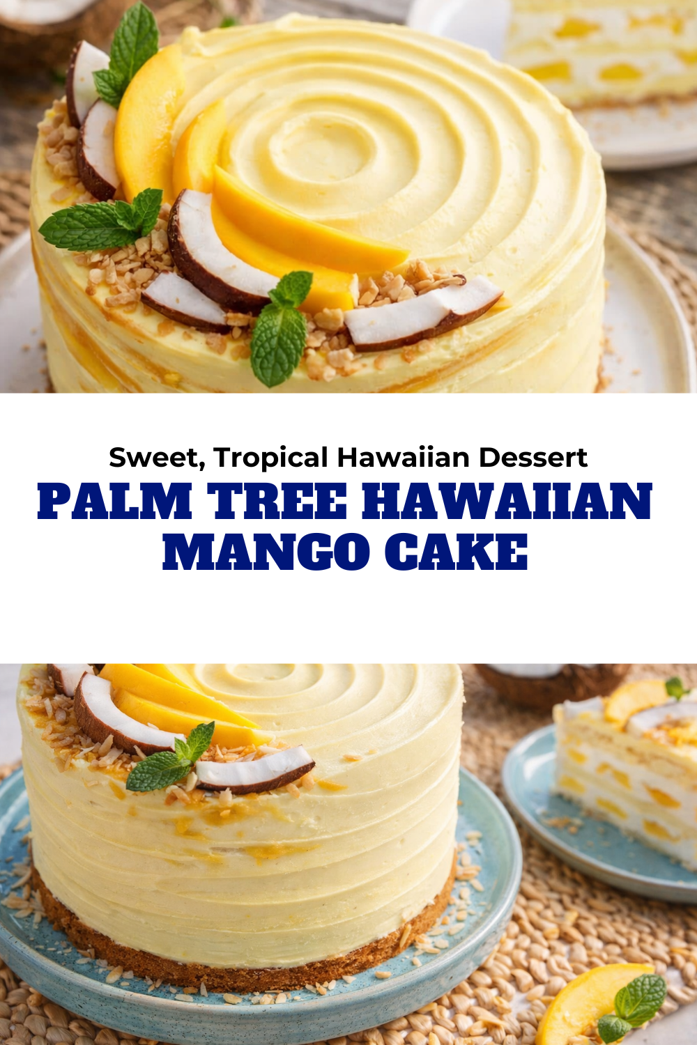 Palm Tree Hawaiian Mango Cake - 3 Thumbnail