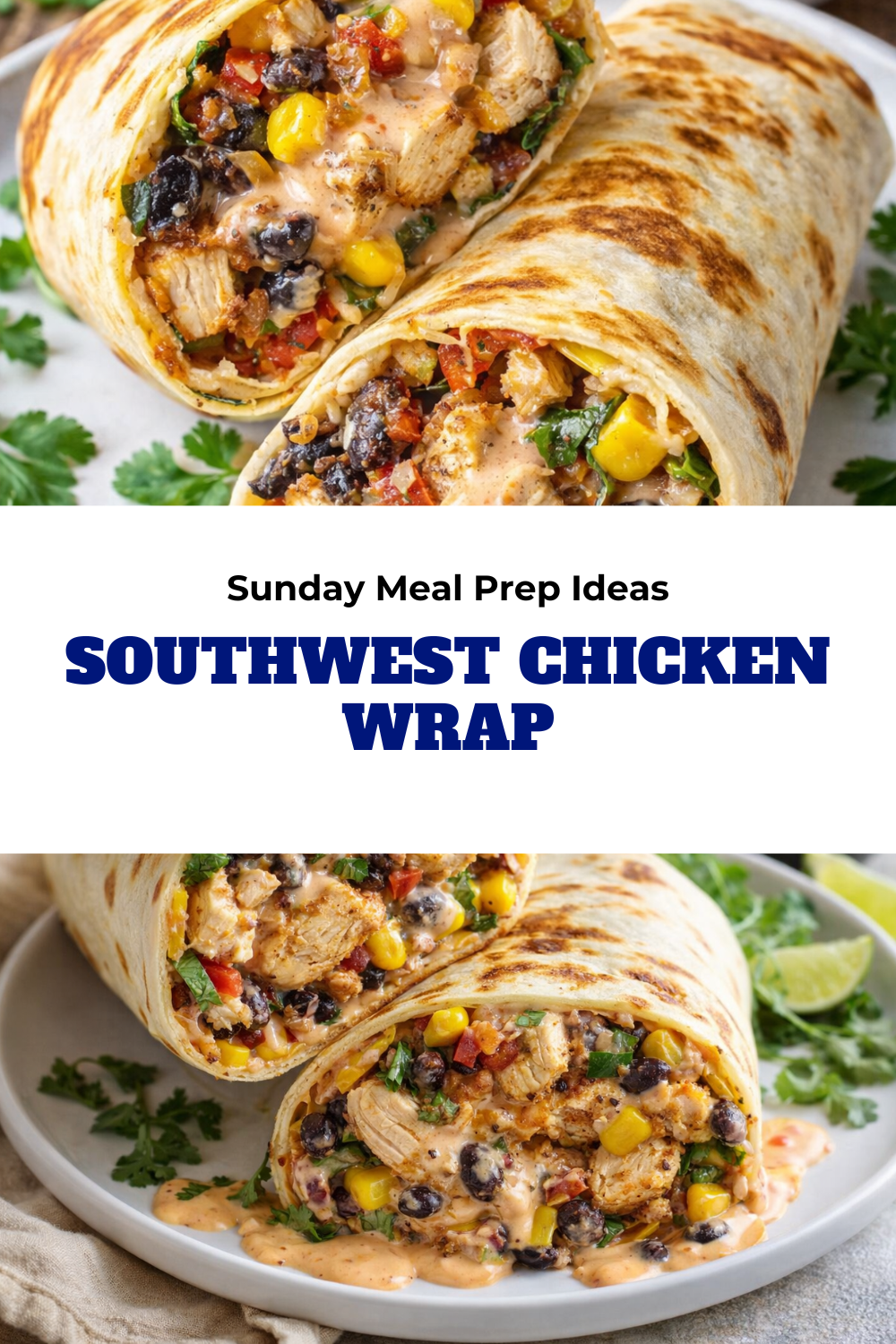 Southwest Chicken Wrap - 3 Thumbnail