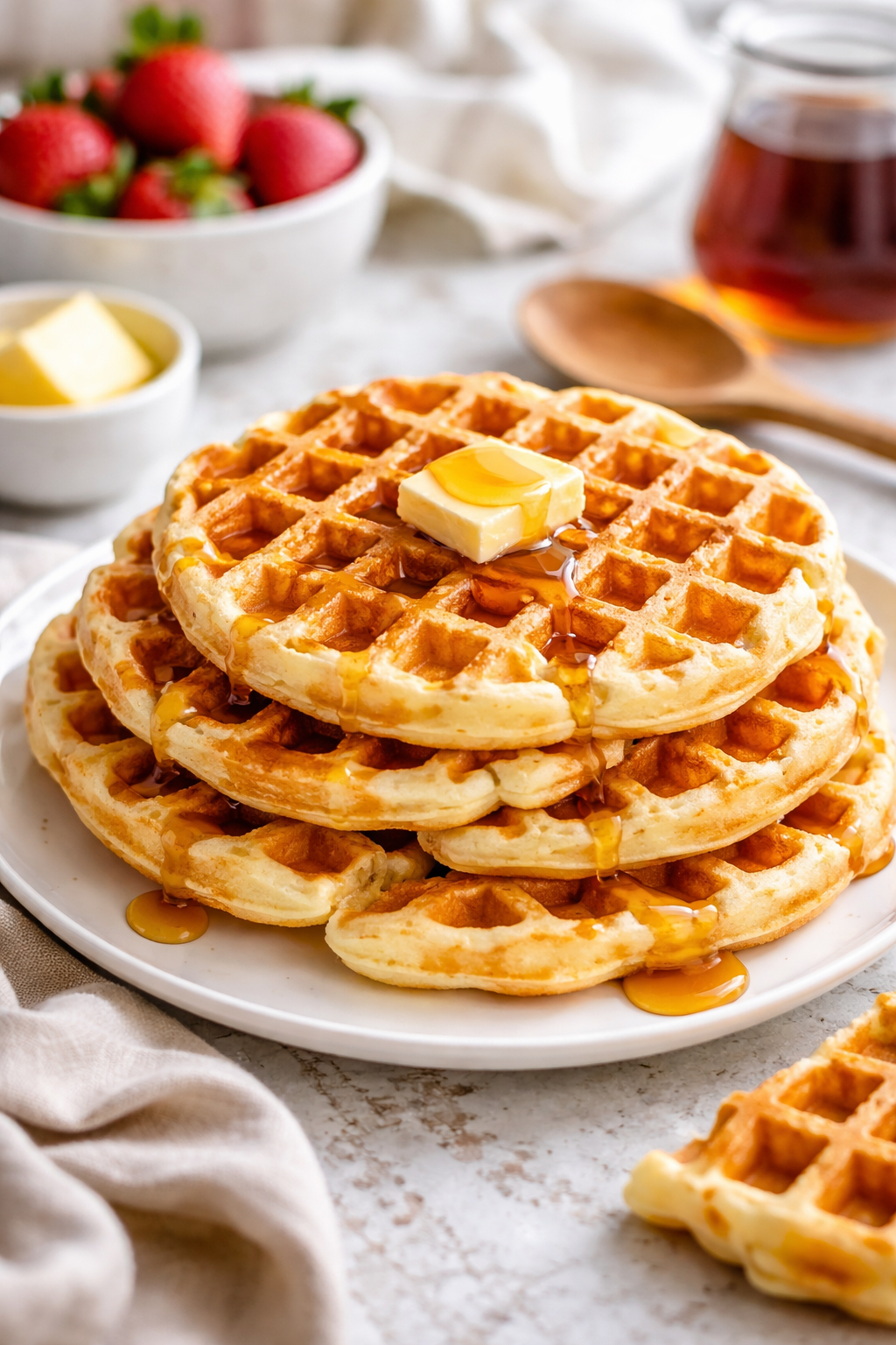 Easy Homemade Waffle Recipe Sweet, Fluffy Breakfast Everyone Loves-thumbnail