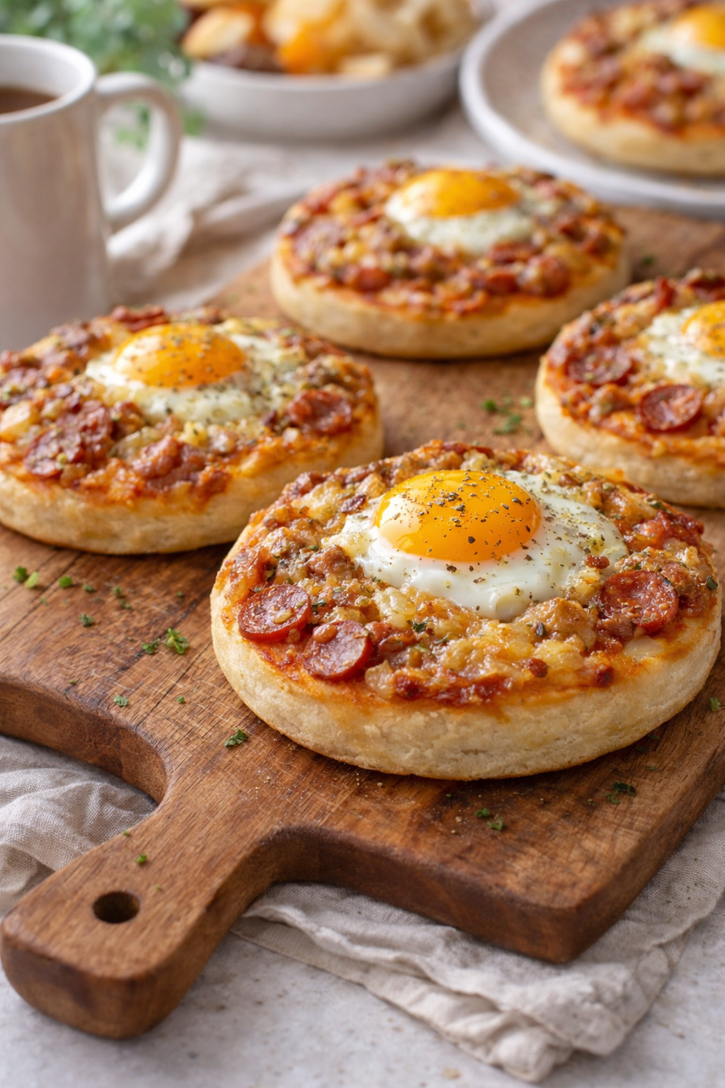 English Muffins Breakfast Pizza Thumbnail