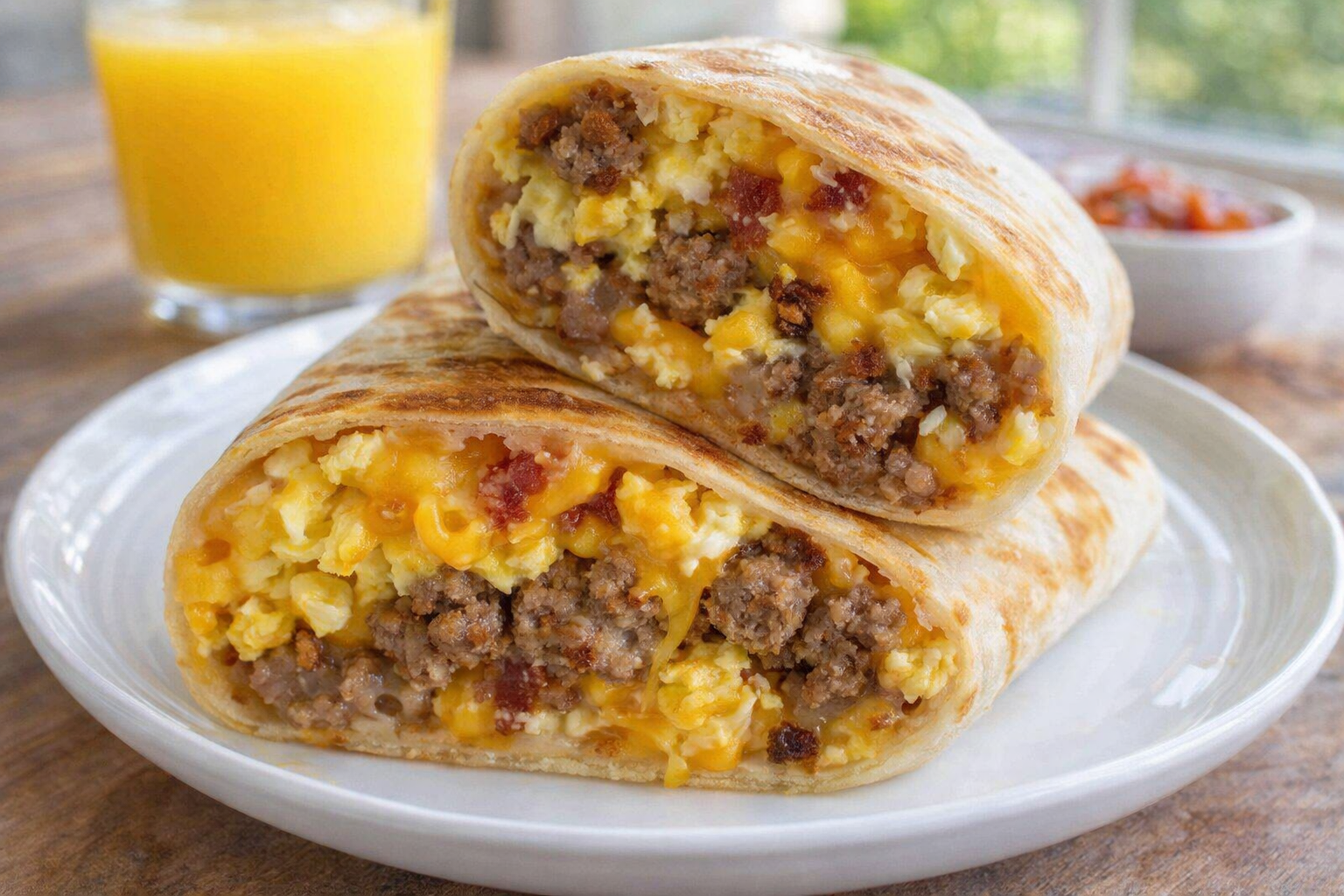 Freezer Breakfast Burritos – Easy Breakfast Ideas Prep for the Whole Week Thumbnail