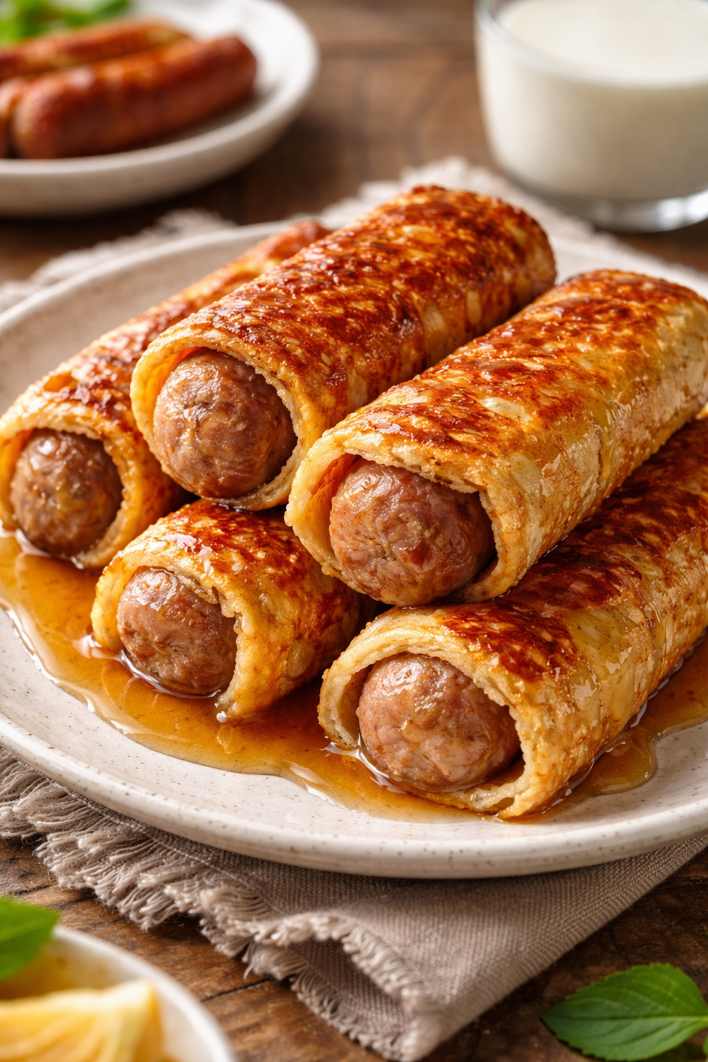 Easy Sausage French Toast Roll-Ups – Fancy Breakfast Ideas Made Simple Thumbnail