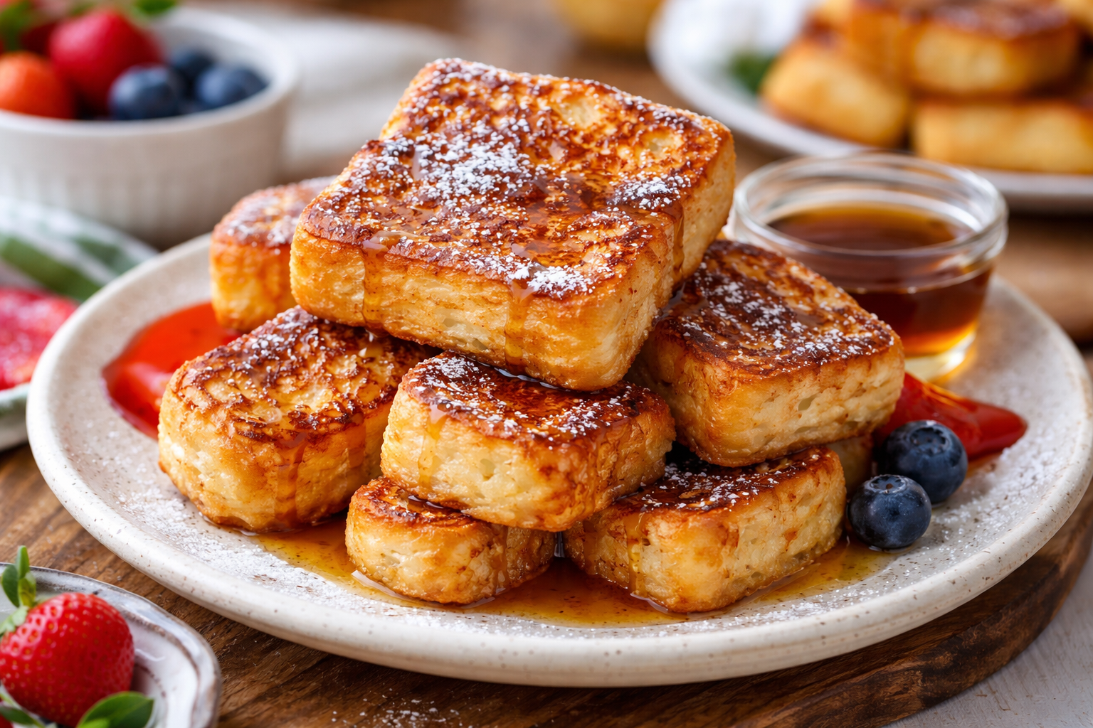 Easy Hawaiian Roll French Toast – Quick Breakfast Meals for Families Thumbnail