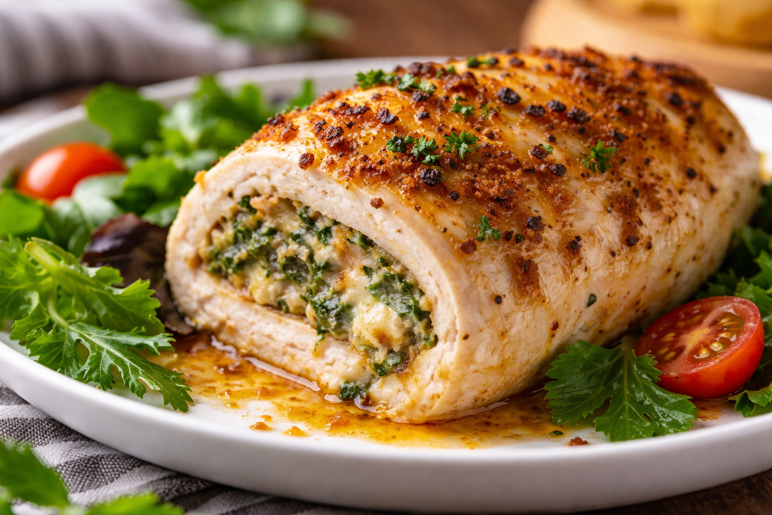 Cajun Stuffed Chicken Breast - 1 Thumbnail