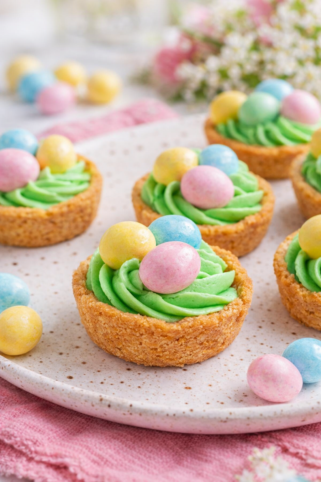 Easter Basket Sugar Cookie Cups – Easy Easter Treats for Kids School Parties Thumbnail
