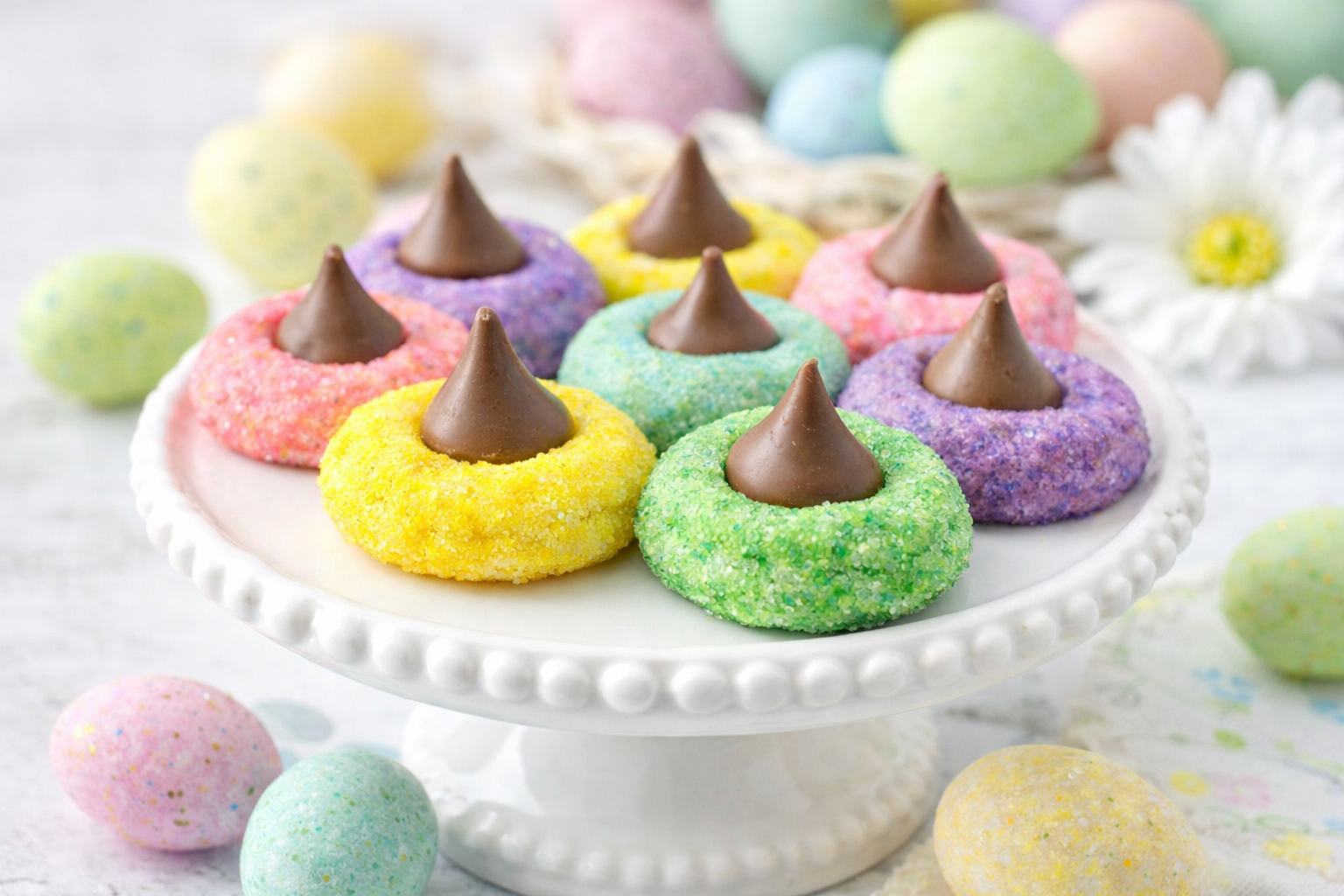 Easter Blossom Sugar Cookies – Cute Spring Flower Cookies for Easter Thumbnail