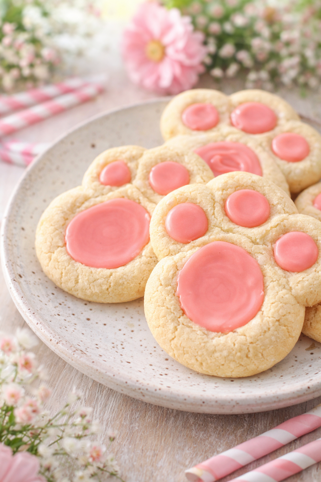 Easter Bunny Paw Print Cookies - 2 Thumbnail