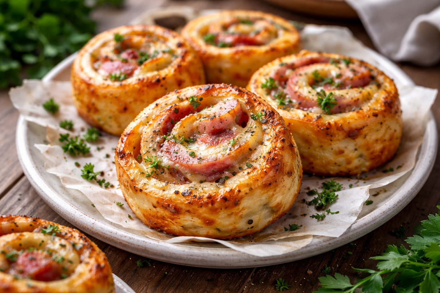 Easter Ham & Cheddar Pinwheels - 1 Thumbnail