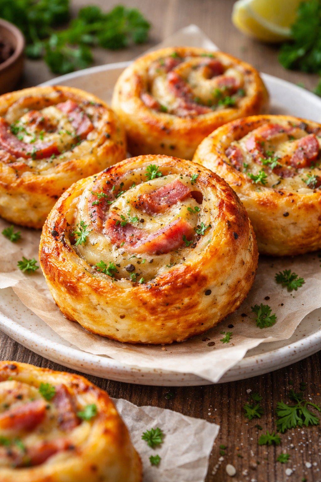 Easter Ham & Cheddar Pinwheels - 2 Thumbnail