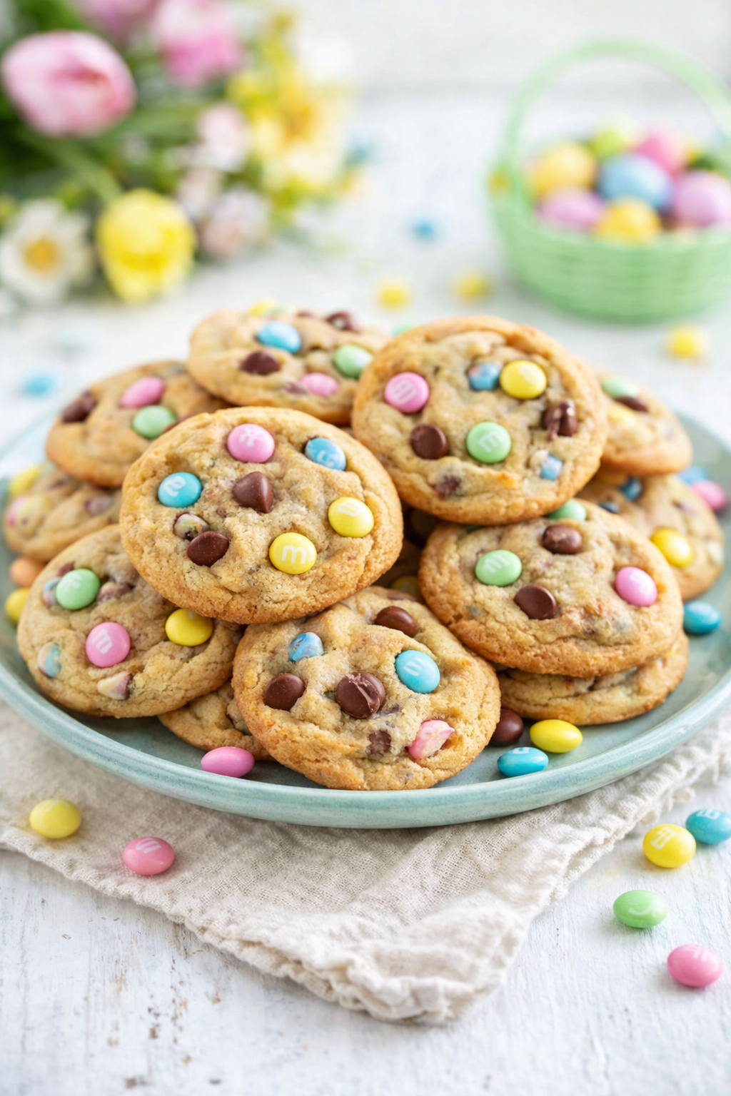 Easy Easter Chocolate Chip M&M Cookies – Soft, Chewy & Festive Thumbnail
