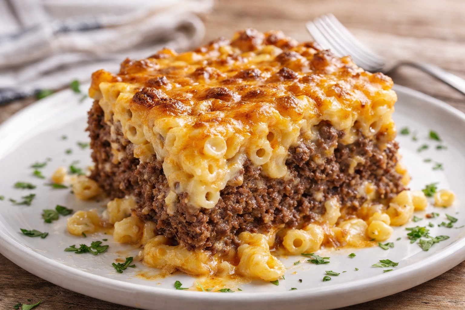 Mac and Cheese Meatloaf Casserole – Easy to Eat Meal for Busy Family Nights Thumbnail
