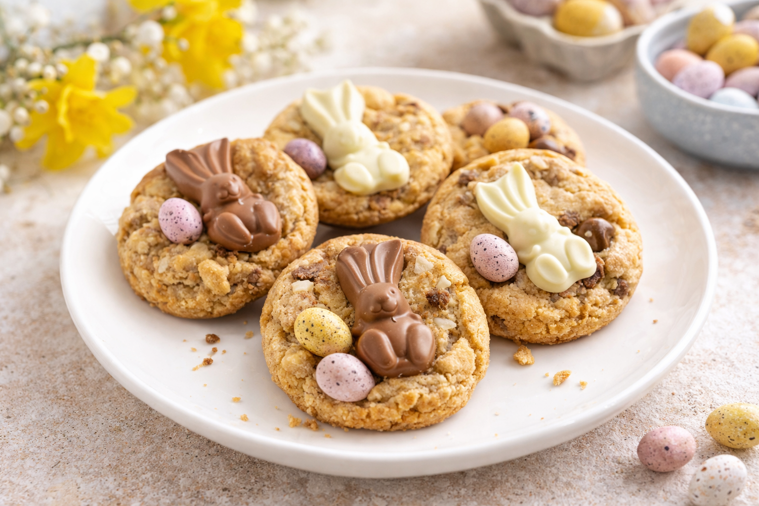 Chocolate Easter Cookies with Cream Eggs – Sweet, Delightful Treats for Easter Thumbnail