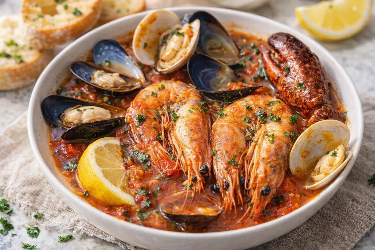 Cioppino Seafood Fish Stew - 1 Thumbnail