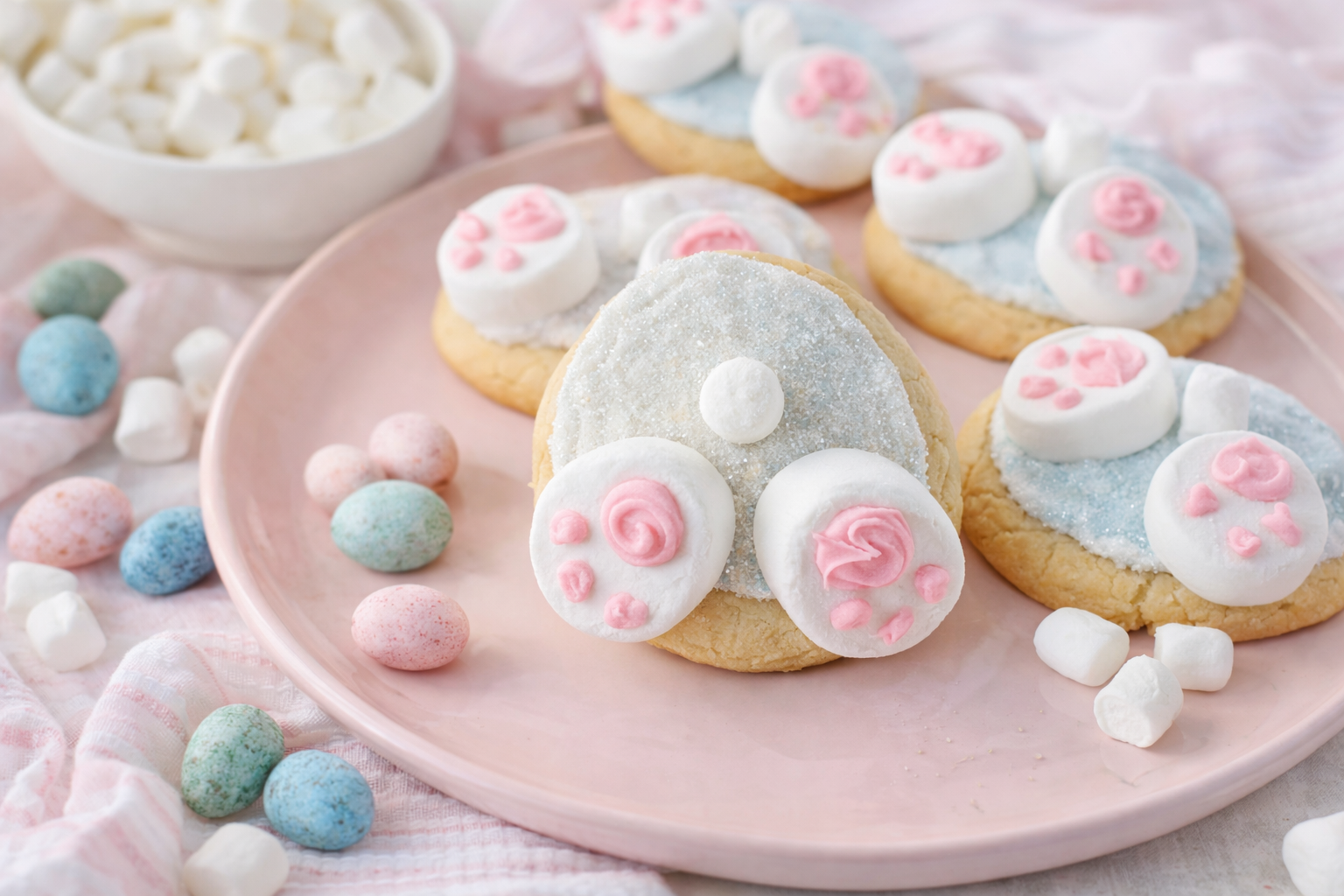 Easter Bunny Bum Bum Cookies – Fun DIY Bunny Cookie Decoration Thumbnail