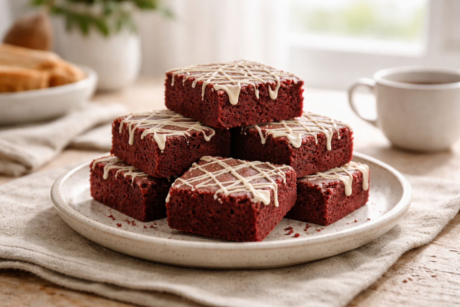 Easy Red Velvet Brownies - 1 Thumbnail