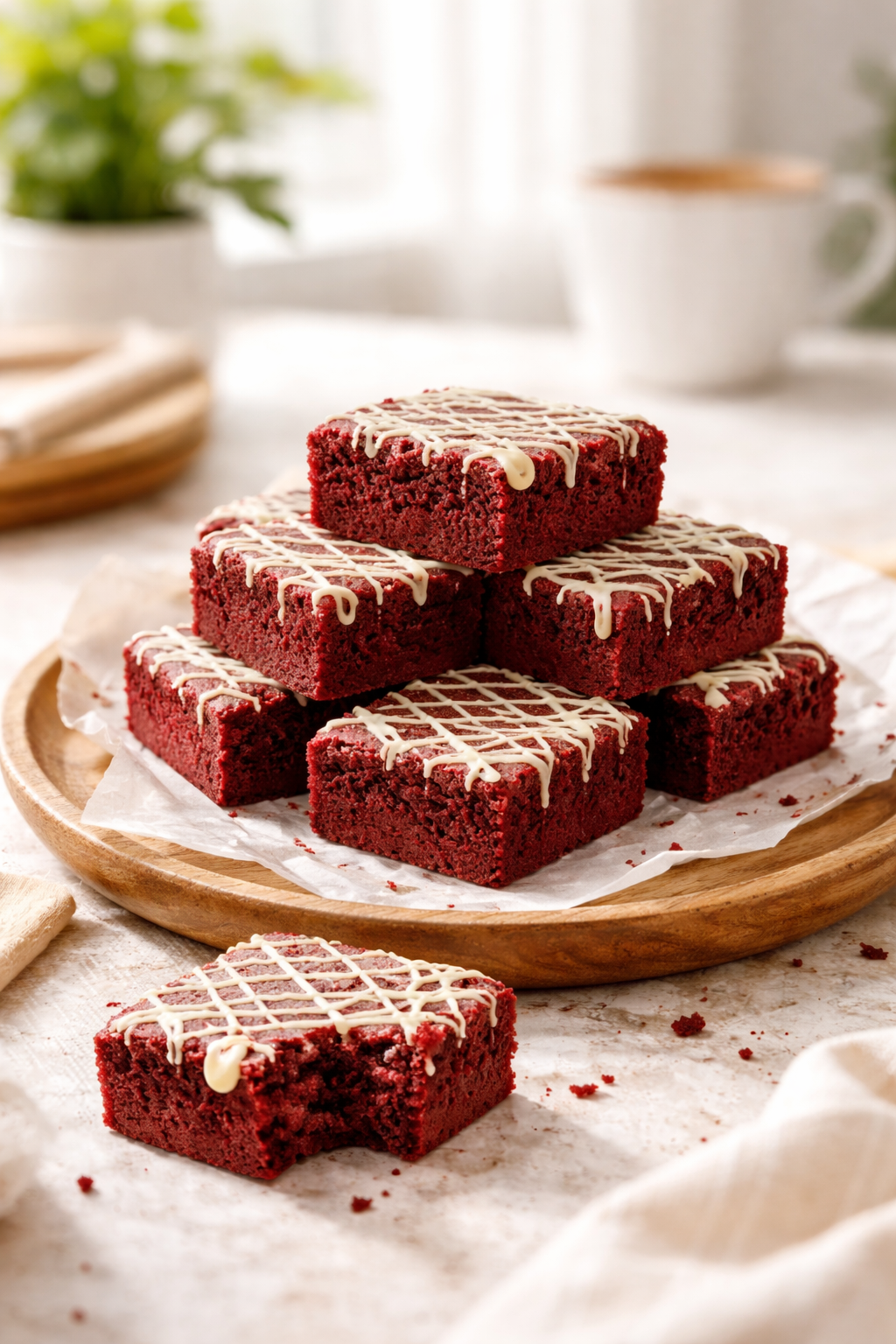 Easy Red Velvet Brownies - 2 Thumbnail