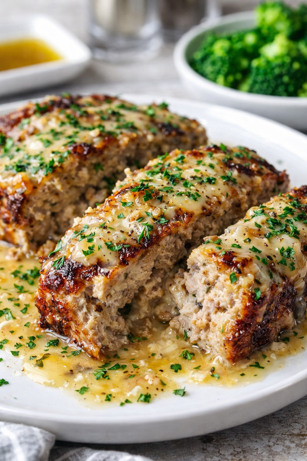 Garlic Parmesan Chicken Meatloaf - 2 Thumbnail