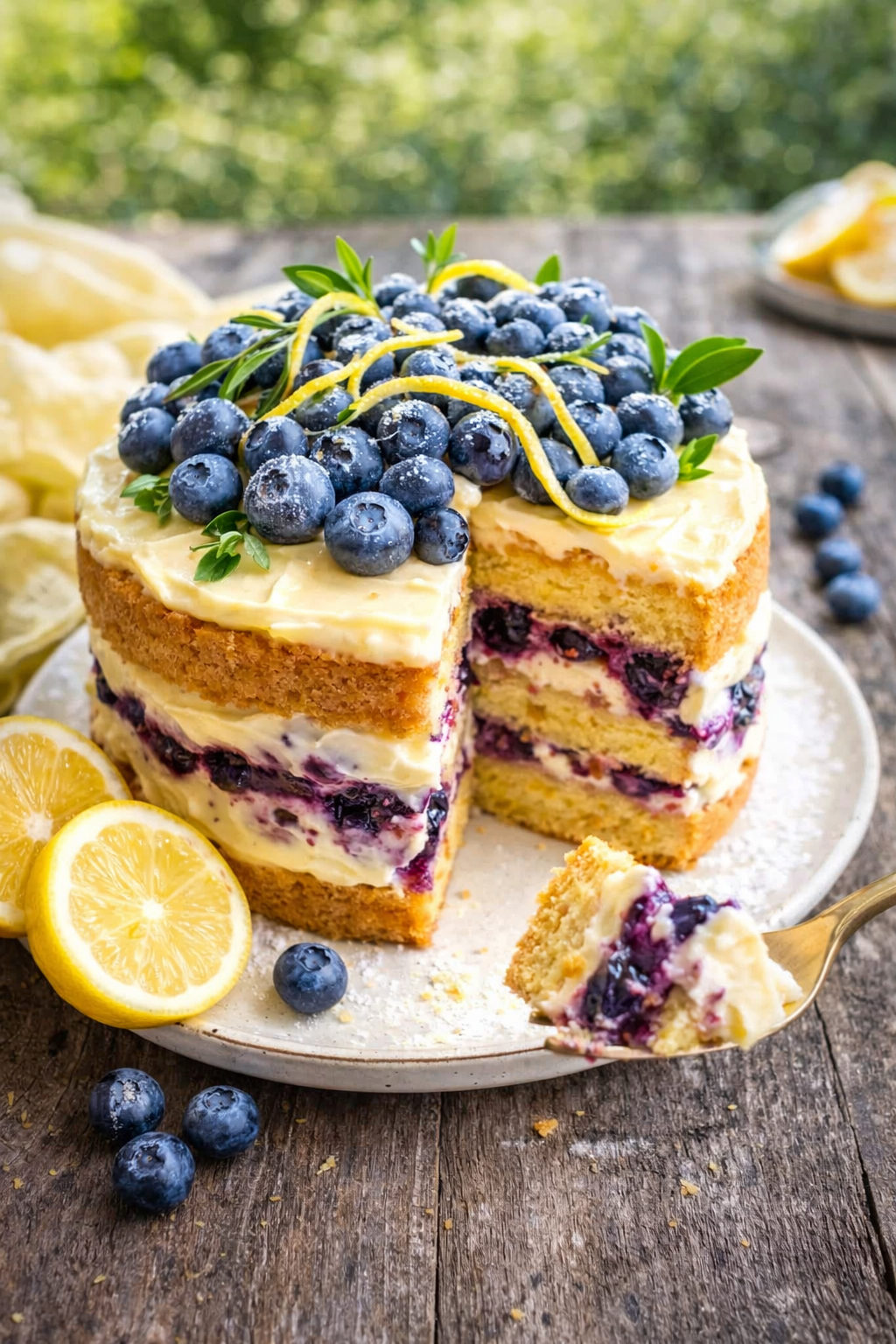 Lemon Blueberry Layer Cake - 2 Thumbnail