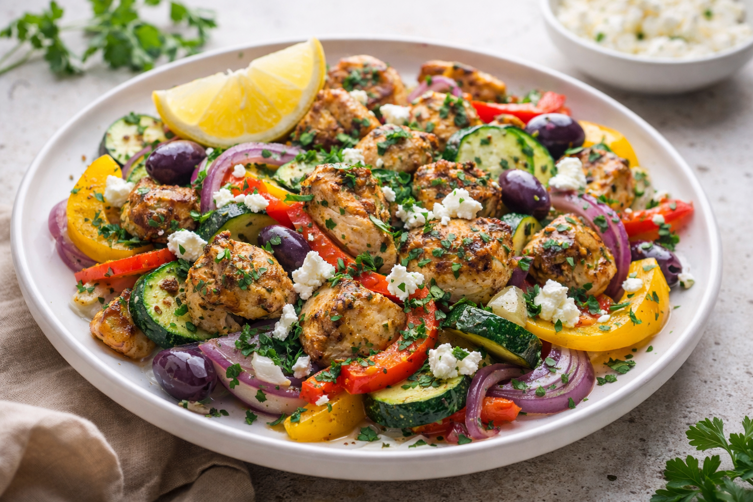 Mediterranean Chicken Stir Fry - 1 Thumbnail