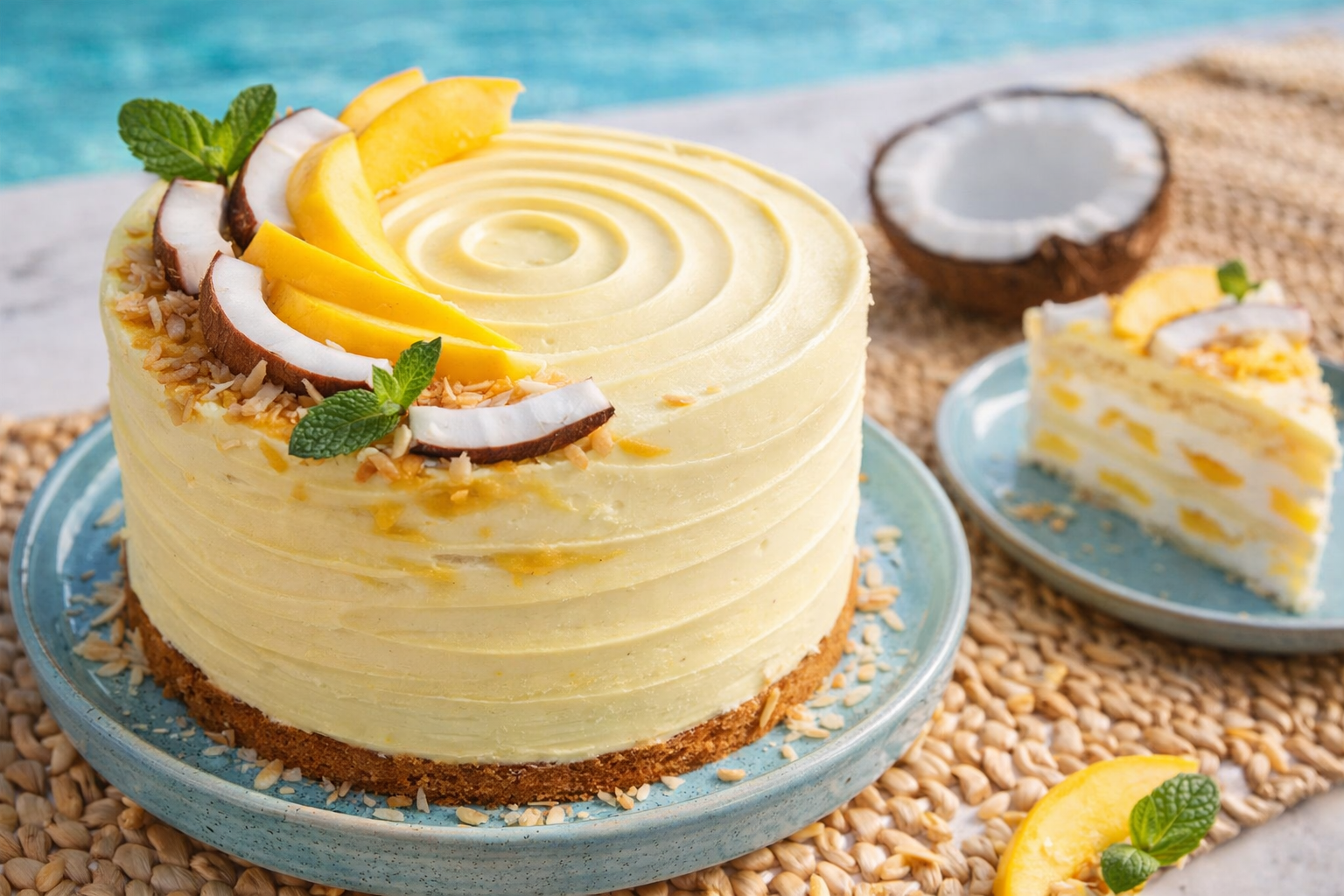 Palm Tree Hawaiian Mango Cake - 1 Thumbnail