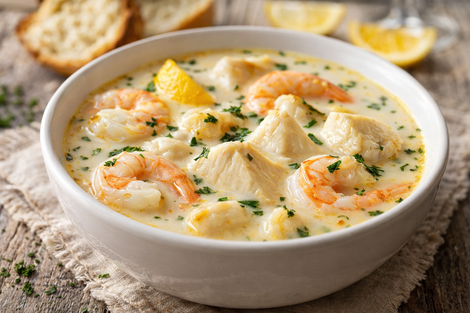 Rich Nova Scotia Seafood Chowder | Ultimate Seafood Soups and Chowders Thumbnail