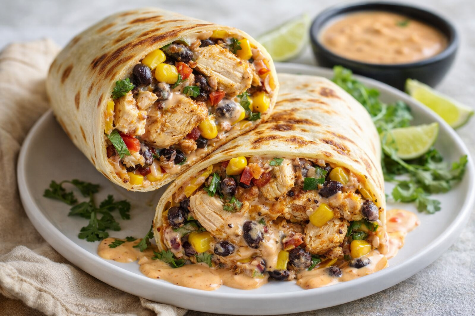 Southwest Chicken Wrap - 1 Thumbnail