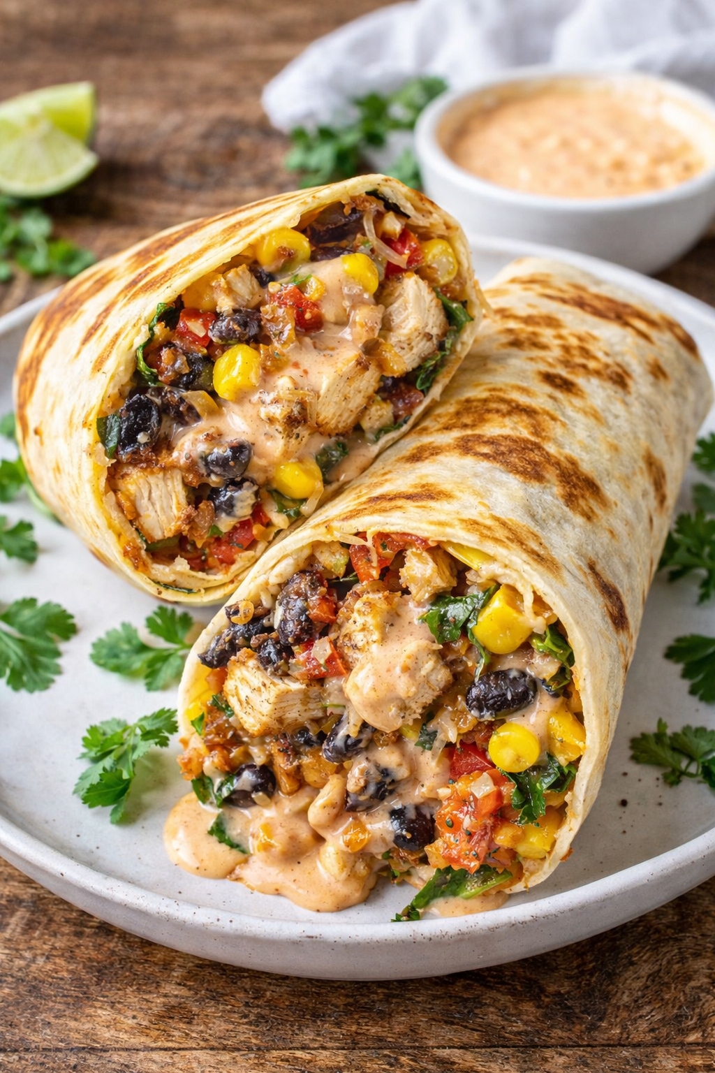 Southwest Chicken Wrap - 2 Thumbnail