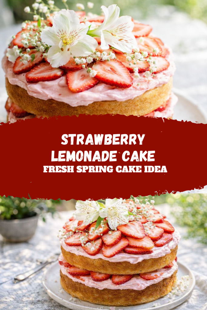Strawberry Lemonade Cake - 3 Thumbnail