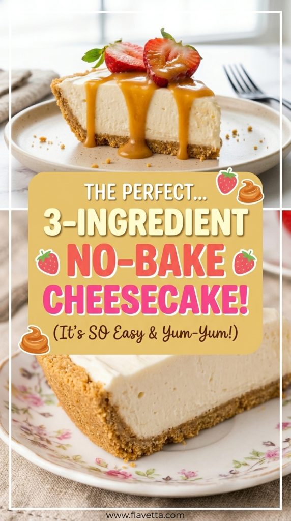 3 Ingredient No Bake Cheesecake - 3 Thumbnail