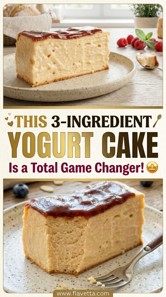 3‑Ingredient Creamy Yogurt Cake - 3 Thumbnail